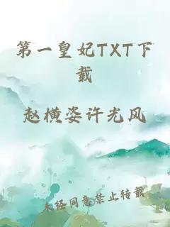 第一皇妃TXT下载