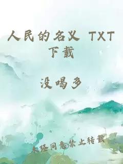 人民的名义 TXT下载