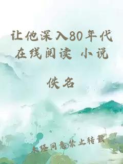 让他深入80年代在线阅读 小说