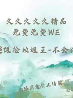 久久久久久精品免费免费WE