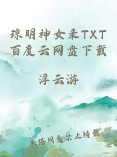 琼明神女录TXT百度云网盘下载