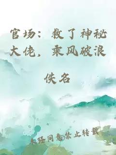 官场：救了神秘大佬，乘风破浪