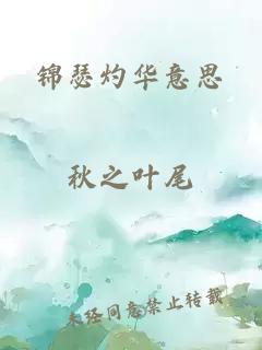 锦瑟灼华意思