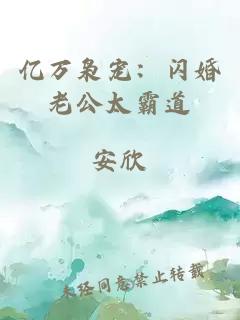 亿万枭宠：闪婚老公太霸道