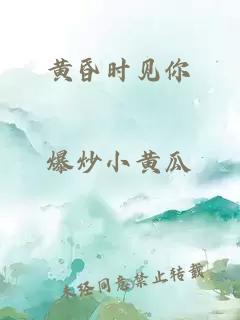 黄昏时见你